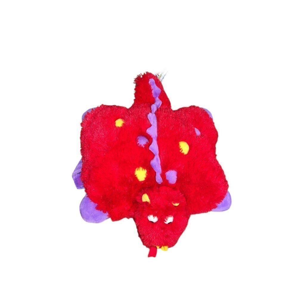 Pillow Pets 2010 Pee-Wees Fiery Dragon 11” plush stuffed animal